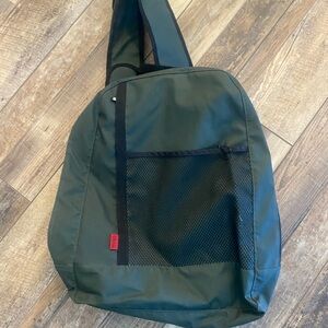 Hugo Men's Olive Green Sling Bag